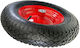 Awtools Wheel Wheelbarrow Pneumatic 400 Wheel Metal Bear+per 2 Layers 2 Atm