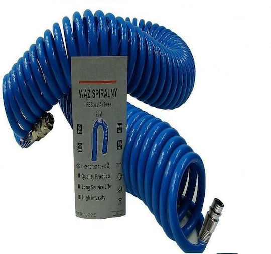 Silver Star Spiral Air Hose 20m 10551-20