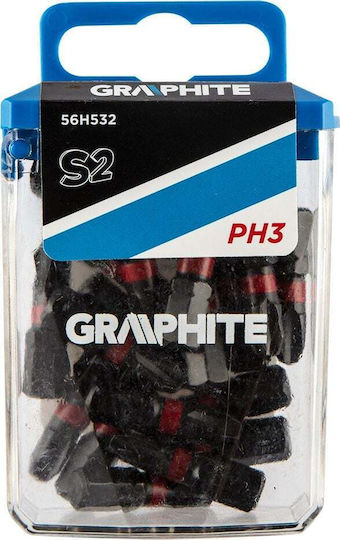Graphite Σετ 20 Μύτες Κατσαβιδιού Σταυρός