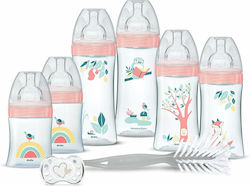 Dodie Plastic Bottle Set Anti-Colic with Silicone Nipple for 0+, 0+ m, months 150ml 8pcs