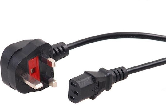 Maclean Power Cable Mctv-806 3-pin Black 1.5m