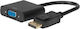 Microconnect Konverter USB-C / DisplayPort / VGA männlich zu DisplayPort / VGA weiblich 1Stück DPVGA15CM