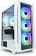 Zalman i3 Neo TG Gaming Midi Tower Κουτί Υπολογιστή με Πλαϊνό Παράθυρο και RGB Φωτισμό Λευκό