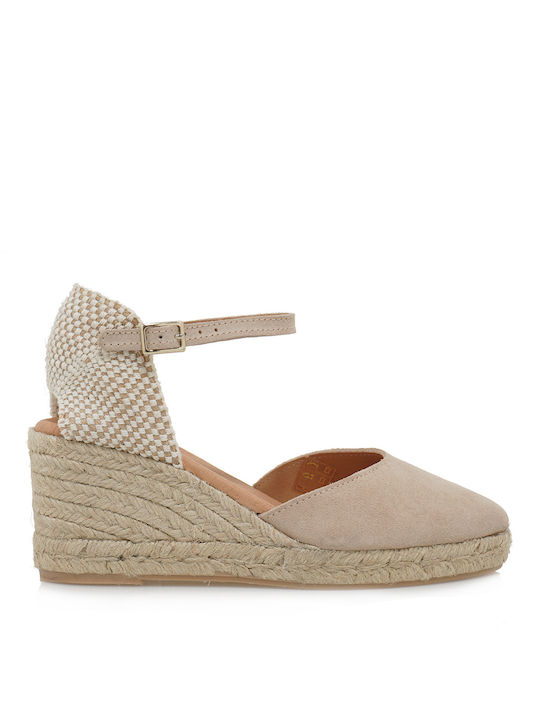 Espadrilles Platforme dama în stil espadrile Roz