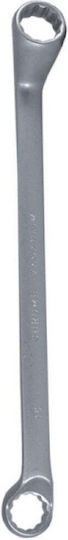 Dedra Double Polygon Wrench Bent with Ratchet Mechanism 18x19mm