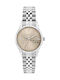Trussardi T-bent Γυναικείο Ρολόι 50mm Μπαταρίας με Ασημί / Ασημί Μεταλλικό Μπρασελέ