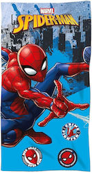 Summertiempo Παιδική Πετσέτα Θαλάσσης Γαλάζια Spiderman 140x70εκ.