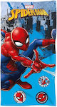 Summertiempo Kids Beach Towel Light Blue Spiderman 140x70cm