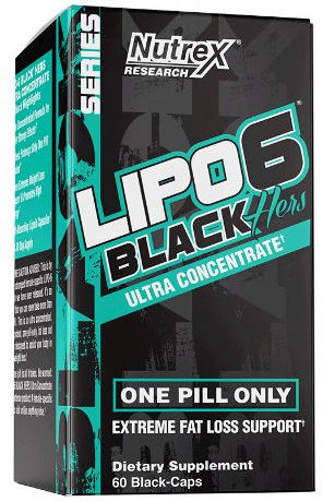 Nutrex Lipo 6 Hers Black 60 capace