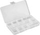 Topex Tool Compartment Organiser 10 Slot Transparent 15.2x9.5x4.2cm