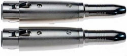 Stagg Xlr Female Jack Female 2 Set Αντάπτορας Stagg Xlr Female Jack Female 2 Set Αντάπτορας
