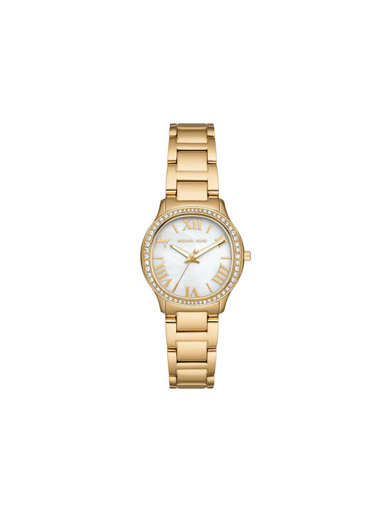 Michael Kors Uhr mit Gold Metallarmband