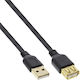 Inline USB-Kabel USB-A zu USB-A 1,5 m Schwarz 34615F