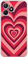Latte Love Red Back Cover Silicone Multicolour (Realme Note 50)