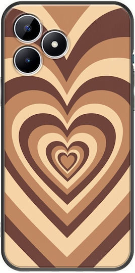 Latte Love Brown Задна корица Силикон Многоцветен (Realme Note 50)
