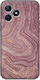 Agate Stone - Pink Back Cover Silicone Multicolour (Realme Note 50)