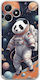 Lost In Space - Panda Задна корица Силикон Многоцветен (Realme Note 50)