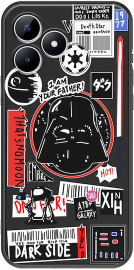 Star Wars - Darth Vader Umschlag Rückseite Silikon Mehrfarbig (Realme Note 50)