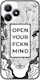 Open Your Mind Задна корица Силикон Многоцветен (Realme Note 50 (Realme))