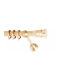 Frans Metallic Curtain Pole Triplo Single Φ25mm 180cm Gold