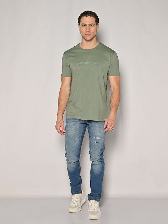 Camaro Мъжко Тениска с Къс Ръкав Зелен