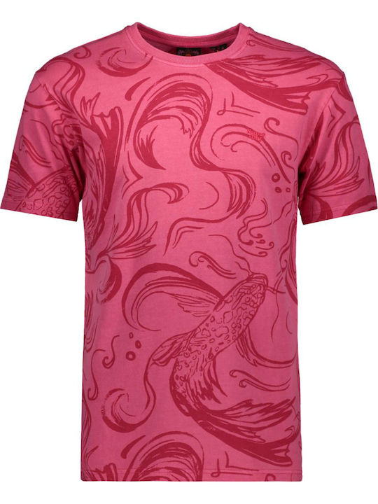 Superdry Flash M D4 Ovin Vintage Overdye Printe...