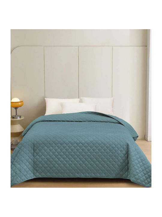 Melinen Tosca Κουβερλί Υπέρδιπλο Microfiber Aqua 220x240cm