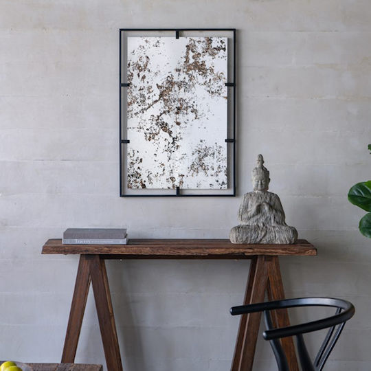 Artekko Irregular Ορθογώνιος Χρυσός 81x56cm