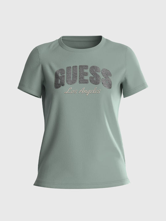 Guess Γυναικείο T-shirt Sage