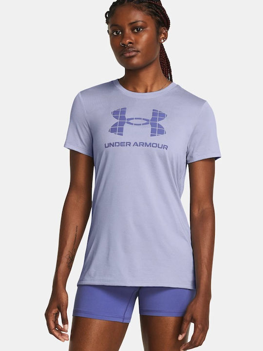 Under Armour Women's Athletic Blouse Fast Drying Purple