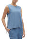 Vero Moda pentru Femei Bluză Fără mâneci Blue