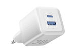 Vention Charger Without Cable with USB-A Port and USB-C Port 30W Whites (FEQW0-EU)