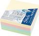 Centrum Selbstklebender Block 76x76mm 400 Farben 4 Farben Pastell