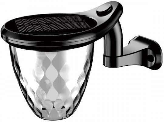 Spot Light Επιτοίχιο Ηλιακό Φωτιστικό 1W 100lm με Φυσικό Λευκό Φως 4000K IP65