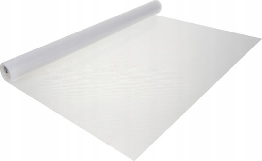 Folie antiderapantă pentru sertare Zola alb-transparent 300 X 50 cm