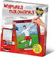 Konvexes Malbuch Sport Fußballspieler