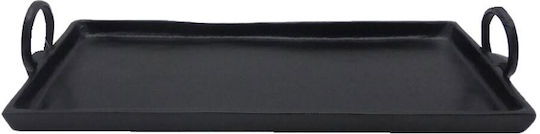 InTheBox Metall Rechteckig Serviertablett mit Griffen in Schwarz Farbe 50x19x3cm 028998 1Stück InTheBox Metall Rechteckig Serviertablett mit Griffen in Schwarz Farbe 50x19x3cm 028998 1Stück