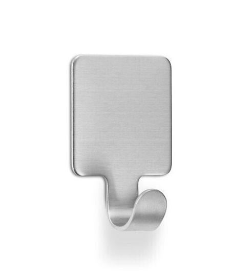 Self-adhesive Stainless Steel Hook Inofix 2077 46x32x24mm Set of 2 Pieces 193-2077-1