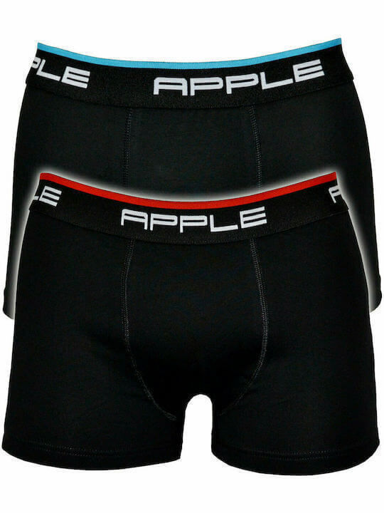 Apple Boxer Herren Boxershorts black 2Packung