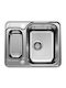 Blanco Lantos 6if Υποκαθήμενος Νεροχύτης Inox Brushed Μ59.3xΠ48cm Ασημί