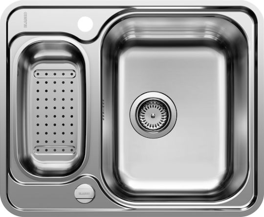 Blanco Lantos 6if Υποκαθήμενος Νεροχύτης Inox Brushed Μ59.3xΠ48cm Ασημί