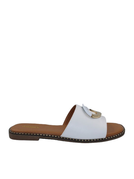 Adam's Shoes Leder Flache Sandalen für Damen in...