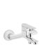 Invena Mischung Bade- / Duscharmatur Badewanne Silber