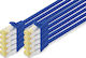 Digitus U/UTP Cat.6a (Gigabit) Καλώδιο Δικτύου Ethernet 1m Μπλε 10τμχ