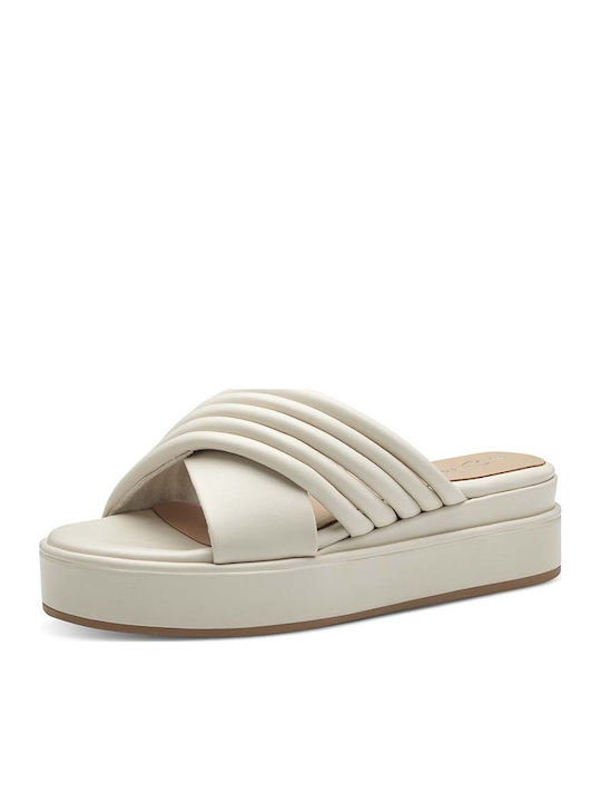 Marco Tozzi Flache Sandalen für Damen in Ecru F...