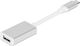 Moshi Μετατροπέας USB-C male σε USB-C female Ασημί 1τμχ