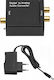 Convertor RCA / Toslink / Coaxial Masculin în RCA / Toslink / Coaxial Feminin 1 Bucată ZY17473QWS2