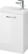 Cersanit Lara Waschtisch mit Waschbecken White
