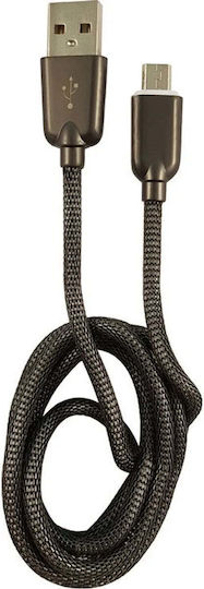 LC-Power Редовна USB 2.0 до микро USB кабел Черен 1м (31332F) 1бр