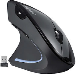 Perixx Perimice-713 Wireless Ergonomic Vertical Mouse Left-Handed Black